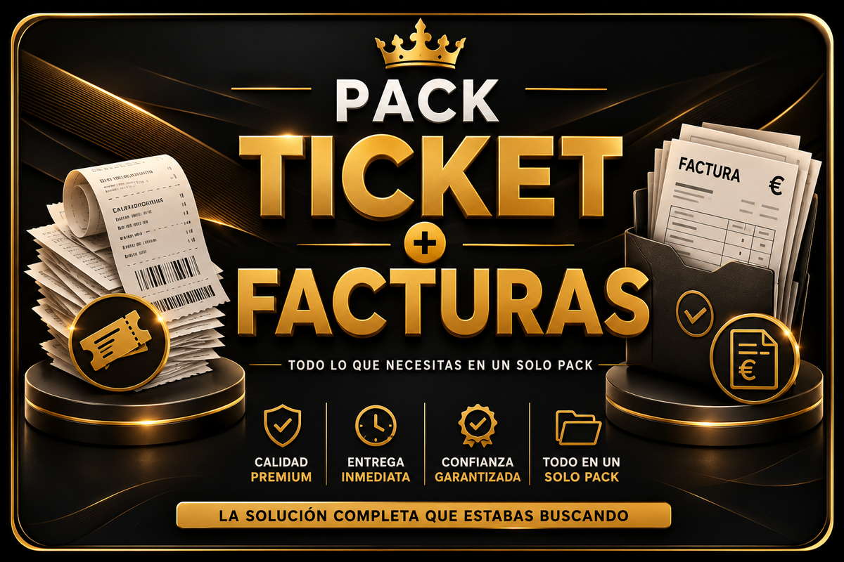 Pack FACTURAS + TICKETS